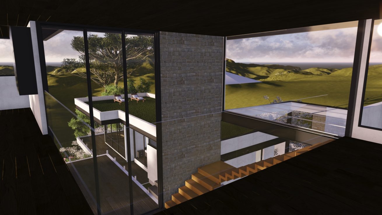 projeto de arquitetura  em aço para residência sustentável em louveira, região de campinas, são paulo